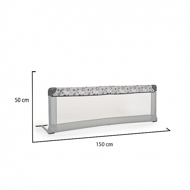 Преграда за легло CANGAROO 150 см сива - 5