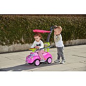Кола за бутане MONI Smile розова + родителски контрол