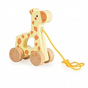 Дървена играчка за дърпане Tooky Toy Жирафче