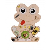 Монтесори дървена дъска MONI Frog