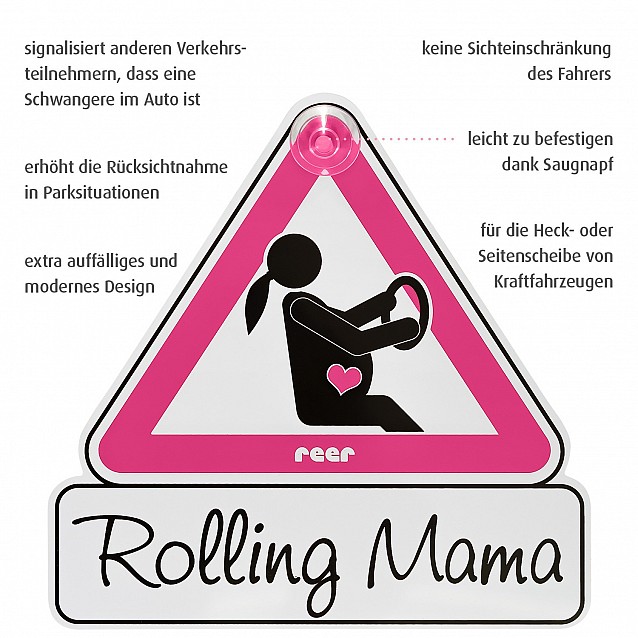 Стикер за автомобил REER Бременна жена MommyLine - 6