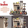 Детска кухня BUBA Modern Kitchen 65 части сива