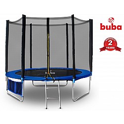 Детски батут с мрежа и стълба BUBA 305 см