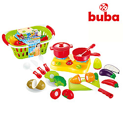 Детски комплект кошница с плодове BUBA Shopping голям