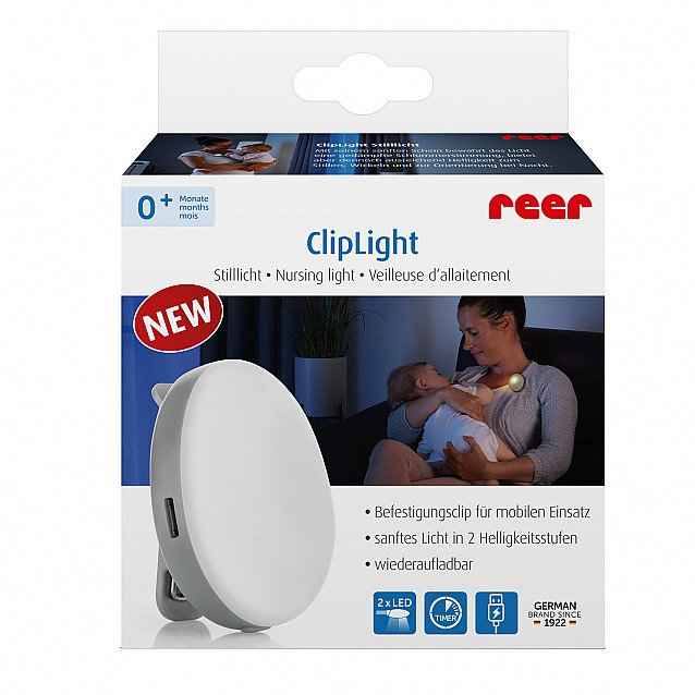 Клипс лампа REER ClipLight нежна светлина - 10