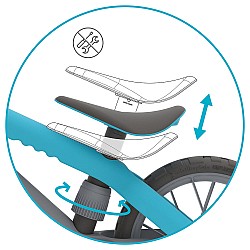 Балансиращо колело CHILLAFISH BMXIE MOTO синьо