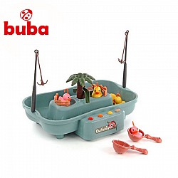 Комплект за риболов Buba Go Fishing патета сив