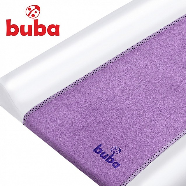 Подложка за повиване BUBA Fluffy лилава - 3