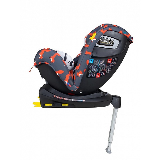 Столче за кола COSATTO All in All Rotate (0-36 кг) Charcoal Mister Fox ISOFIX - 4