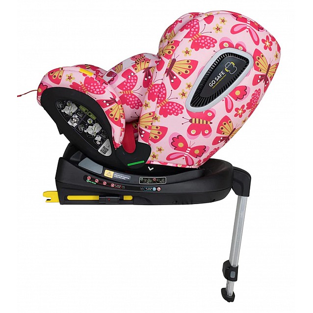 Столче за кола COSATTO All in All Rotate (0-36 кг) iSize Flutterby Butterfly ISOFIX - 11