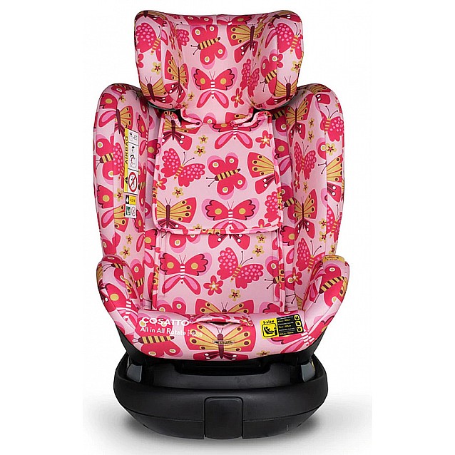 Столче за кола COSATTO All in All Rotate (0-36 кг) iSize Flutterby Butterfly ISOFIX - 8
