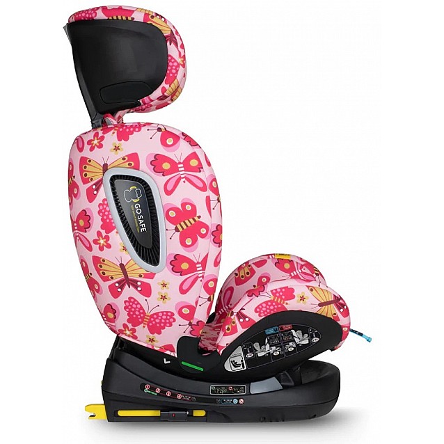 Столче за кола COSATTO All in All Rotate (0-36 кг) iSize Flutterby Butterfly ISOFIX - 16