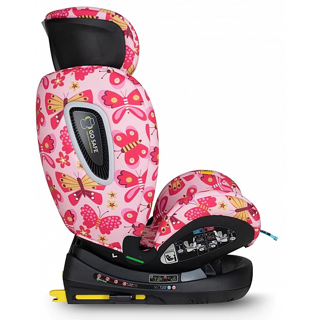 Столче за кола COSATTO All in All Rotate (0-36 кг) iSize Flutterby Butterfly ISOFIX - 17