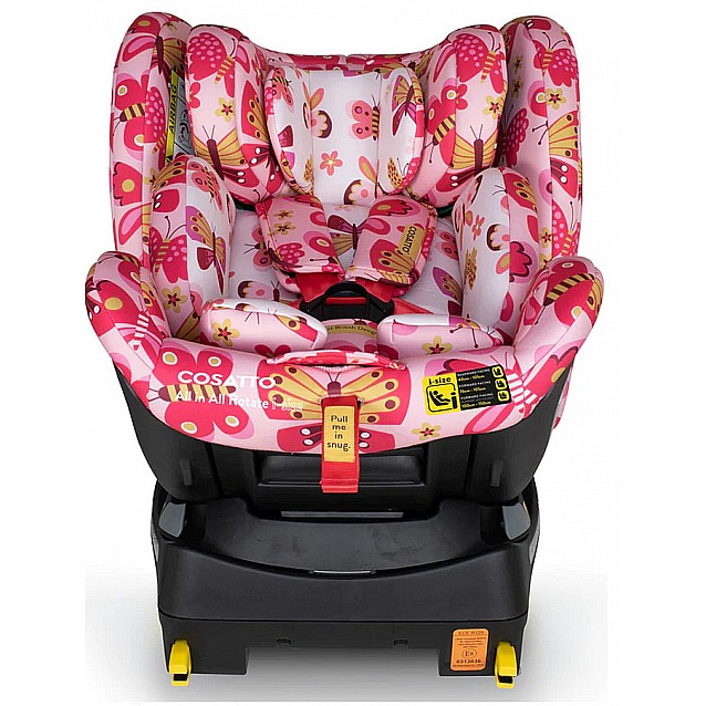 Столче за кола COSATTO All in All Rotate (0-36 кг) iSize Flutterby Butterfly ISOFIX - 5