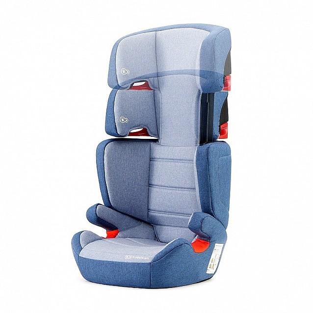 Столче за кола KINDERKRAFT Junior (15-36 кг) синьо ISOFIXX - 3