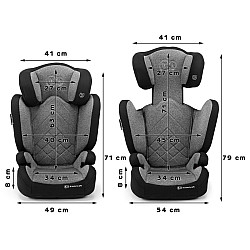 Столче за кола KINDERKRAFT Xpand (15-36 кг) сиво ISOFIX