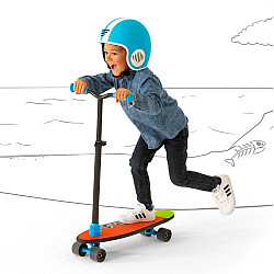 Детска тротинетка-скейт CHILLAFISH Skatie Scootie 2в1 Black Mix