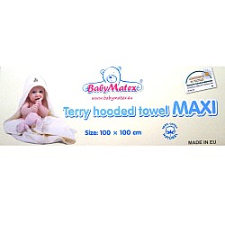 Бебешка хавлия с качулка BABY MATEX Maxi Plus Birds 100/100 02