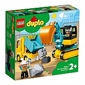 Конструктор LEGO DUPLO Камион и екскаватор с вериги