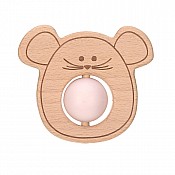 Дрънкалка LASSIG Little Chums Mouse розова