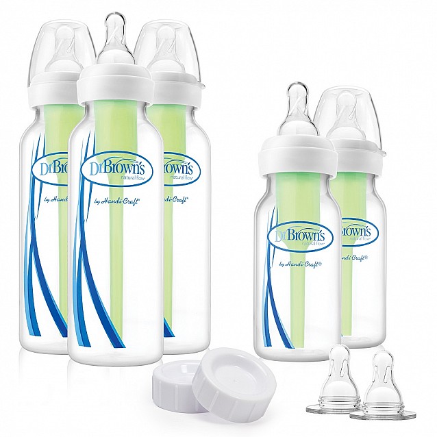 Комплект шишета за хранене за новородено Dr. Brown s Narrow-Neck Options
