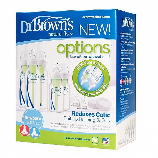 Комплект шишета за хранене за новородено Dr. Brown s Narrow-Neck Options - 2