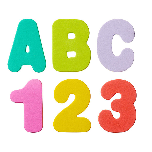 Играчки за баня букви и цифри Vital Baby - 4