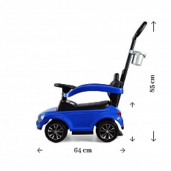 Кола за бутане Milly Mally Volkswagen T-Roc синя